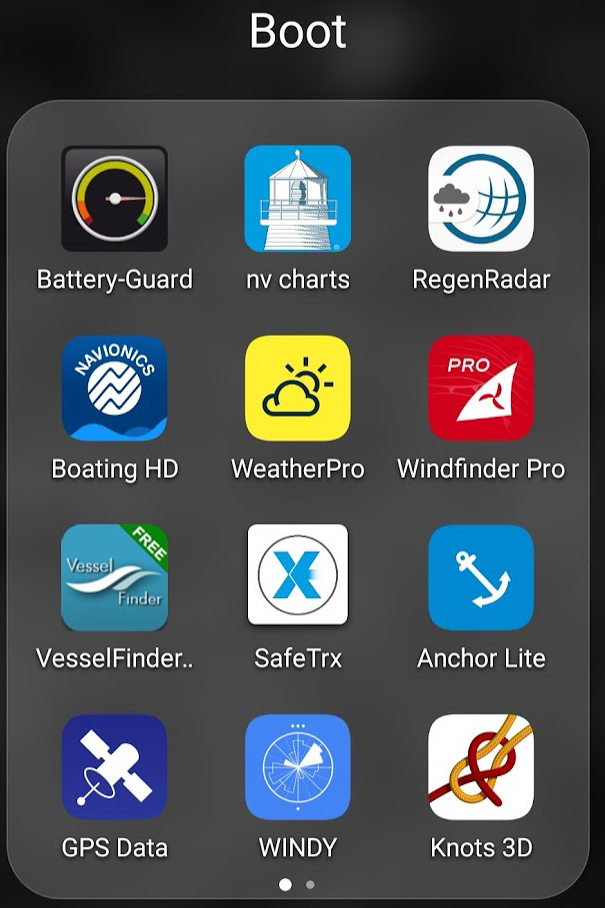 boote apps screen