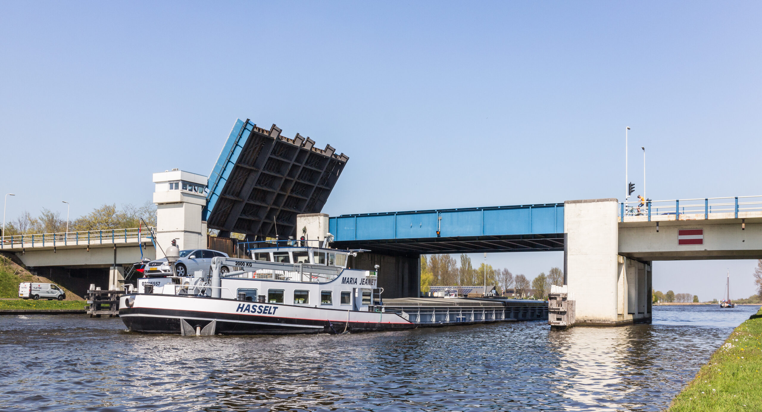 Alte Uitwellingerga Brücke über dem Prinses Margriet Kanal