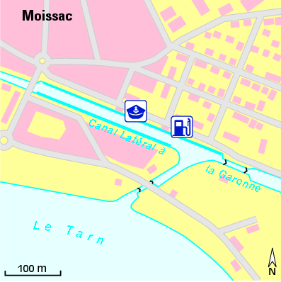 Karte Marina Noble Marina Moissac