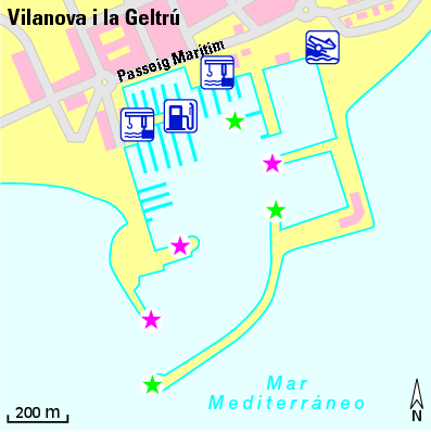 Karte Marina Vilanova Grand Marina – Barcelona