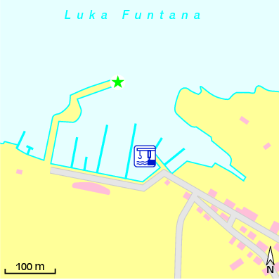 Karte Marina Marina Funtana