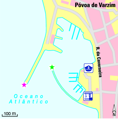Karte Marina Marina da Póvoa