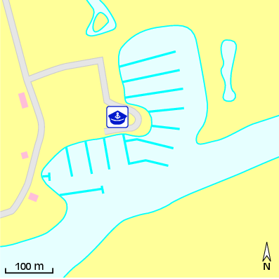 Karte Marina Marina Hooksiel