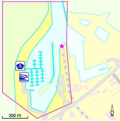 Karte Marina Yachthafen Norddeich