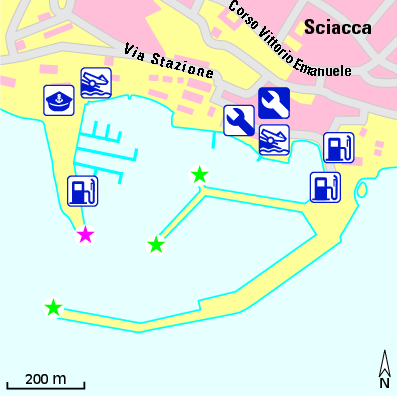 Karte Marina Marina di Lega Navale Italiana