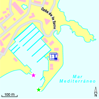 Karte Marina Puerto de Campello