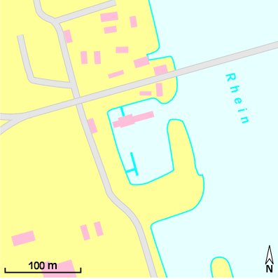 Karte Marina Winterhafen Worms
