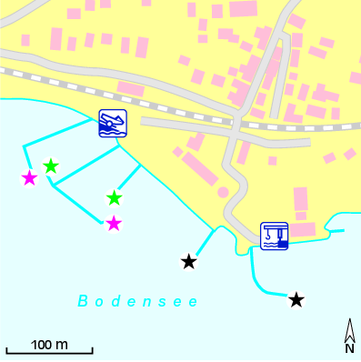 Karte Marina Yachthafen Ludwigshafen