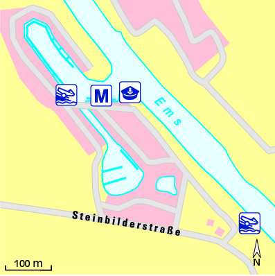 Karte Marina Marinapark Emstal