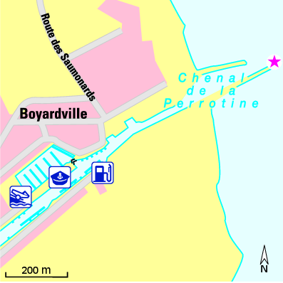 Karte Marina Port de Boyardville