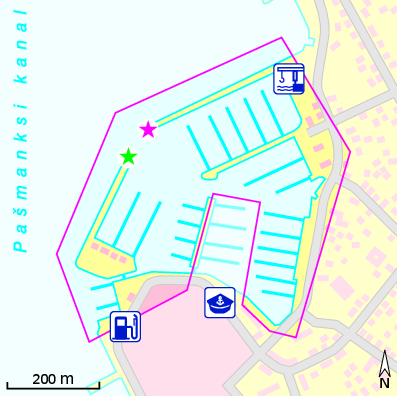 Karte Marina Marina Kornati