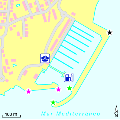 Karte Marina Port Torredembarra
