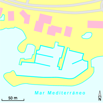 Karte Marina Club Náutico Alicante Costa Blanca