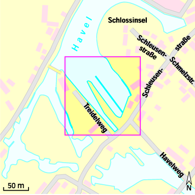 Karte Marina Stadthafen Zehdenick