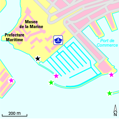 Karte Marina Marina du Château