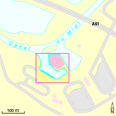 Karte Marina Port Lauragais