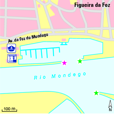 Karte Marina Marina da Figueira da Foz