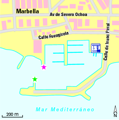 Karte Marina Marina La Bajadilla