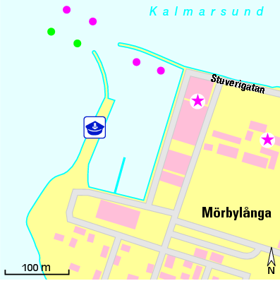 Karte Marina Mörbylånga Hamn