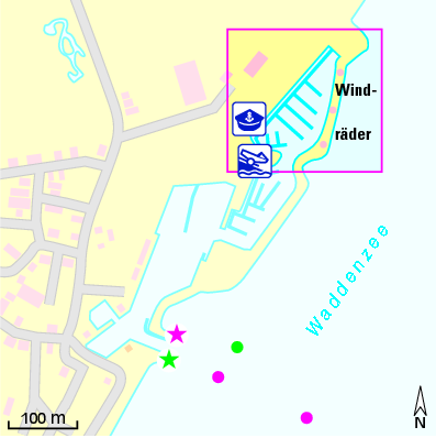 Karte Marina Waddenhaven Texel