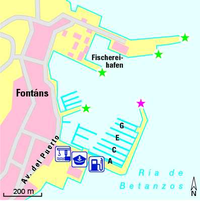 Karte Marina Náutica Cadenote