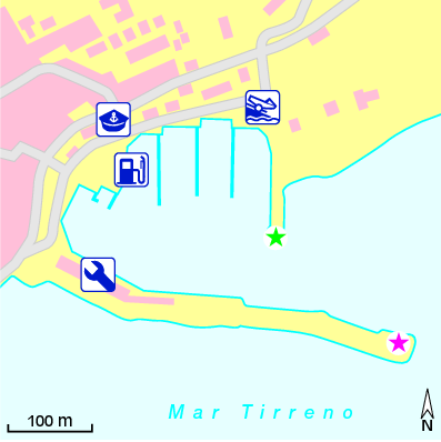 Karte Marina Marina di Camerota