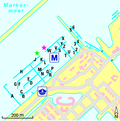 Karte Marina Jachthaven Lelystad Haven