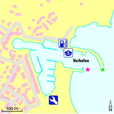 Karte Marina Porto Ottiolu