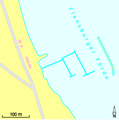 Karte Marina Segel-Sport Flensburg-Harrislee e.V.