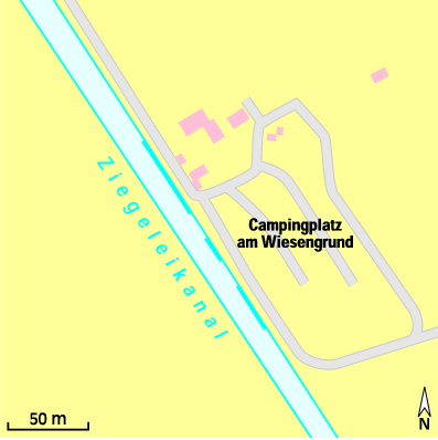 Karte Marina Campingplatz „Am Wiesengrund“