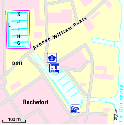 Karte Marina Port de Plaisance – Bassin 2