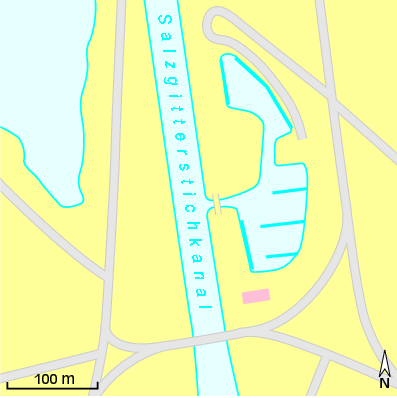 Karte Marina Yachthafen Heidanger