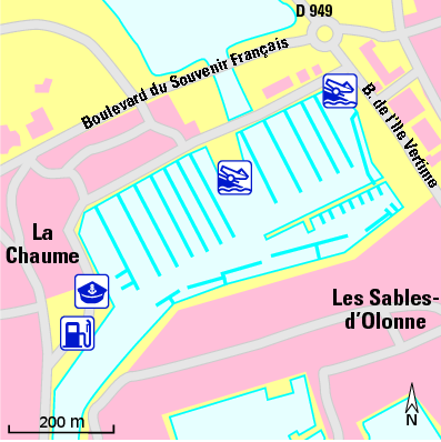 Karte Marina Port Olona Marina