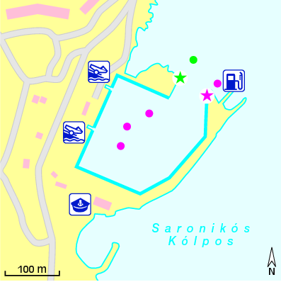 Karte Marina Marina Vouliagméni