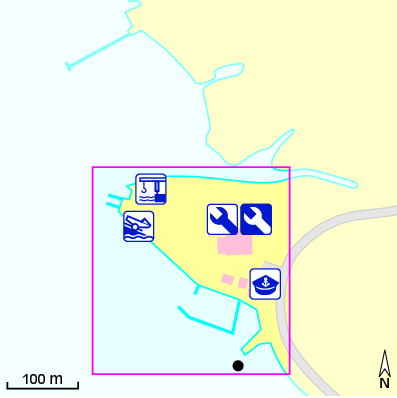 Karte Marina Albatros Marina