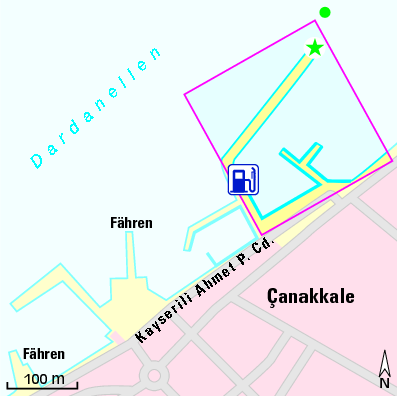 Karte Marina Çanakkale Marina