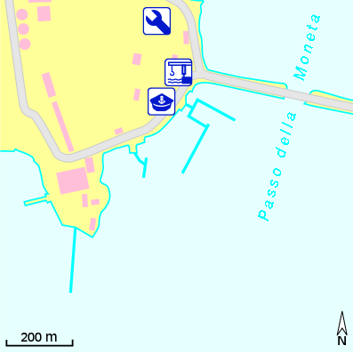 Karte Marina Marina del Ponte