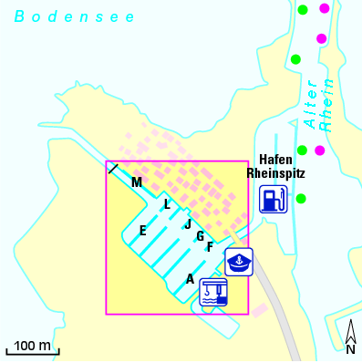 Karte Marina Marina Rheinhof