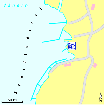 Karte Marina Ekenäs Gästhamn
