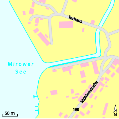 Karte Marina Stadthafen Mirow