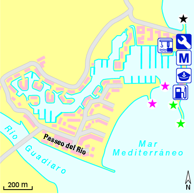 Karte Marina Puerto Sotogrande