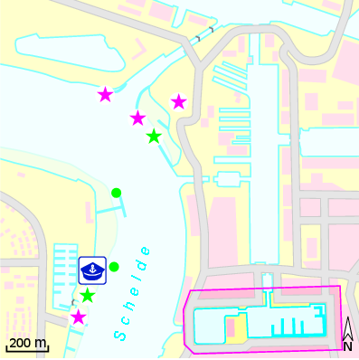 Karte Marina Jachthaven Willemdok