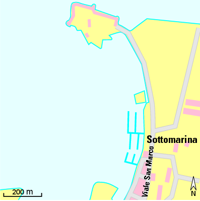 Karte Marina Porto San Felice