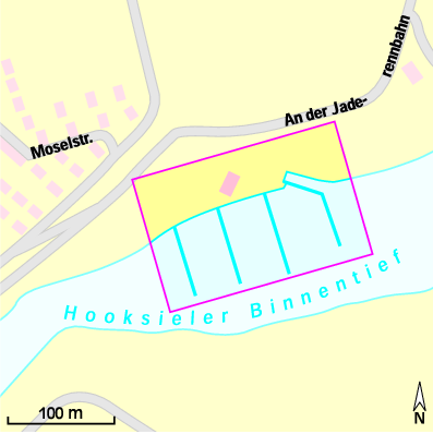 Karte Marina Wassersportverein Hooksiel e.V.