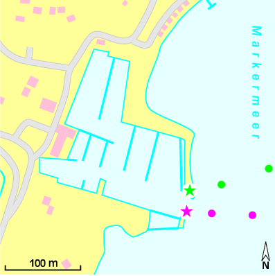Karte Marina Camping Jachthaven Uitdam