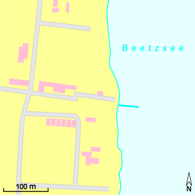 Karte Marina Marina Beetzsee / Wasserwanderrastplatz Brielow