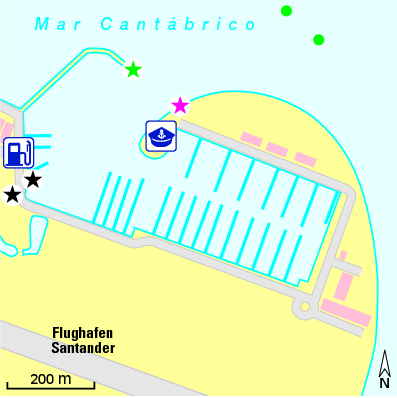 Karte Marina Marina de Santander