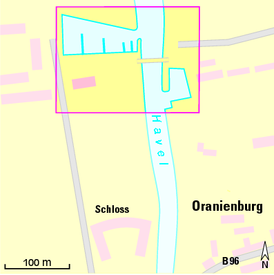 Karte Marina Schlosshafen Oranienburg