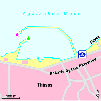 Karte Marina Panagia Marina