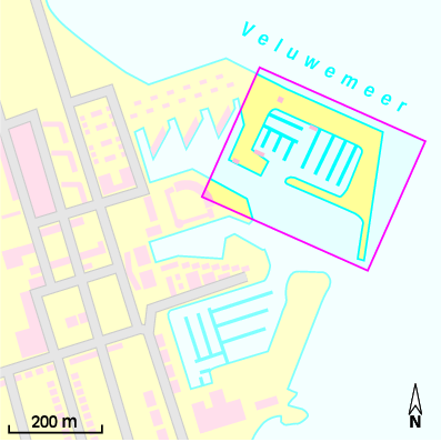 Karte Marina Wolderwijd Bolhaven